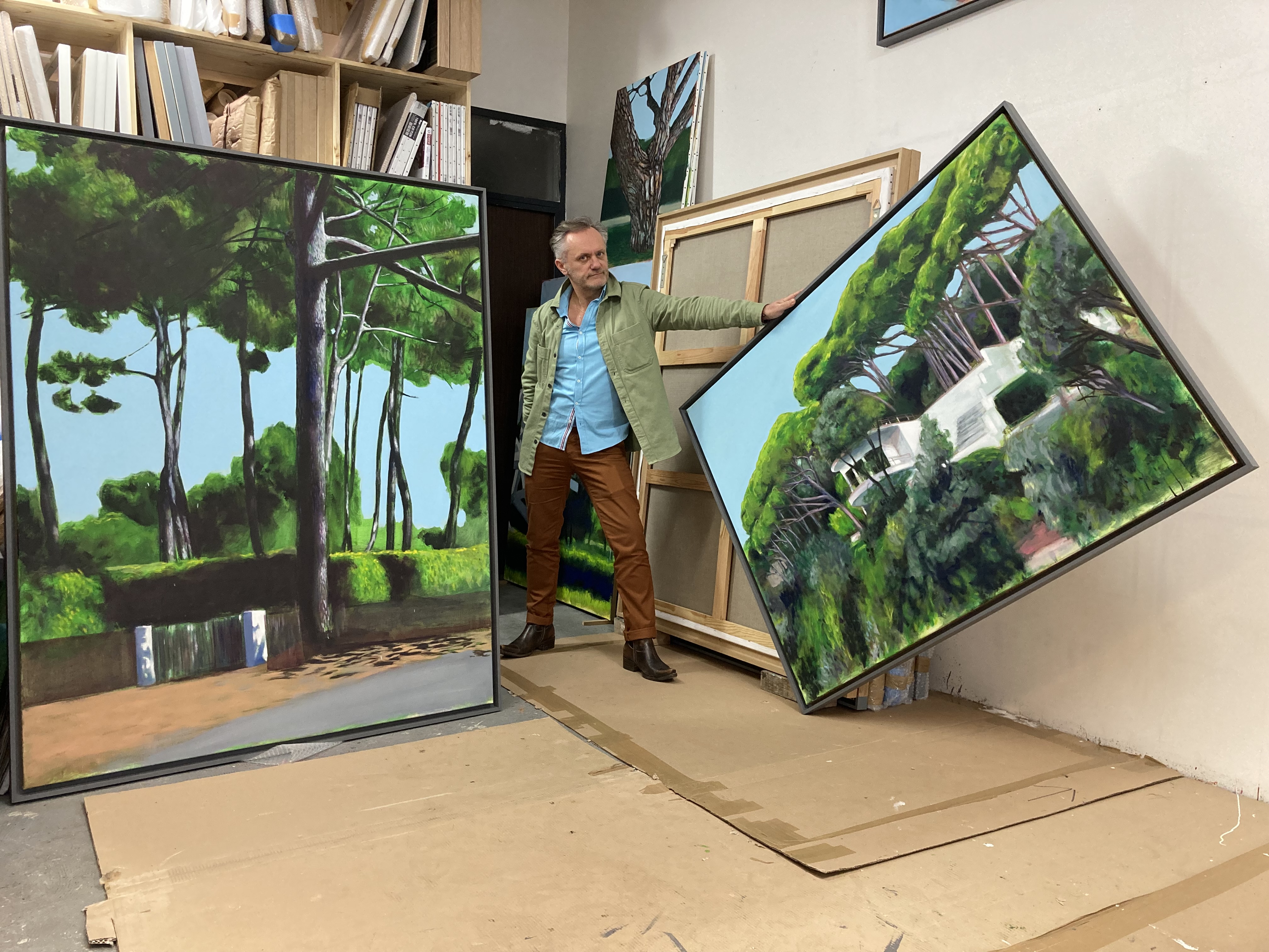 visite dans l'atelier de Jérémy Liron